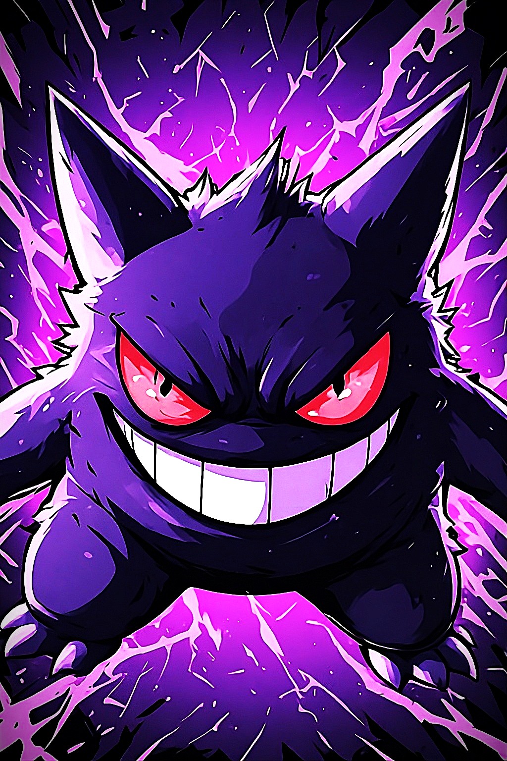 Gengar Wallpaper 4K  in high resolution 4k. Features: pokemon.
