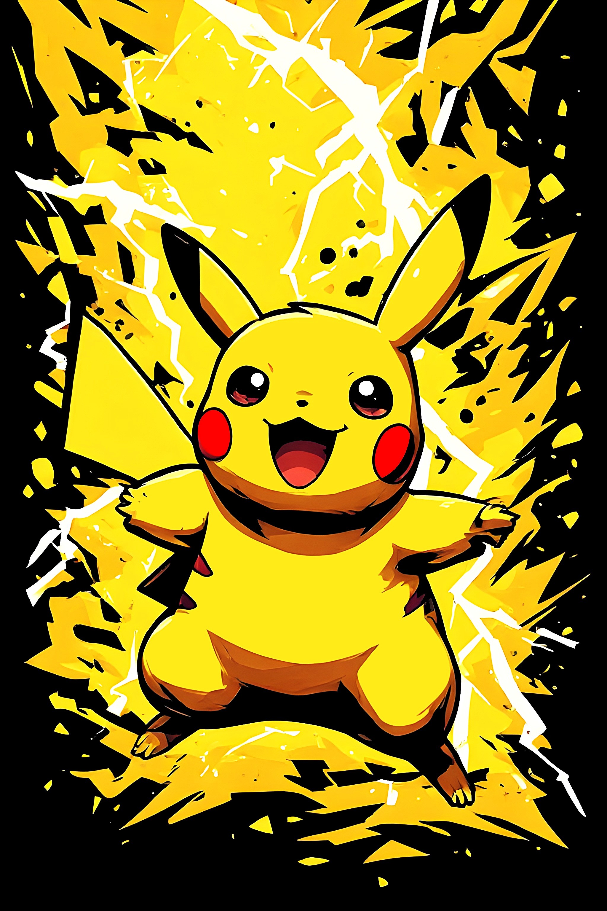 Pikachu Cute Wallpaper in high resolution 4k. Features: pokemon.